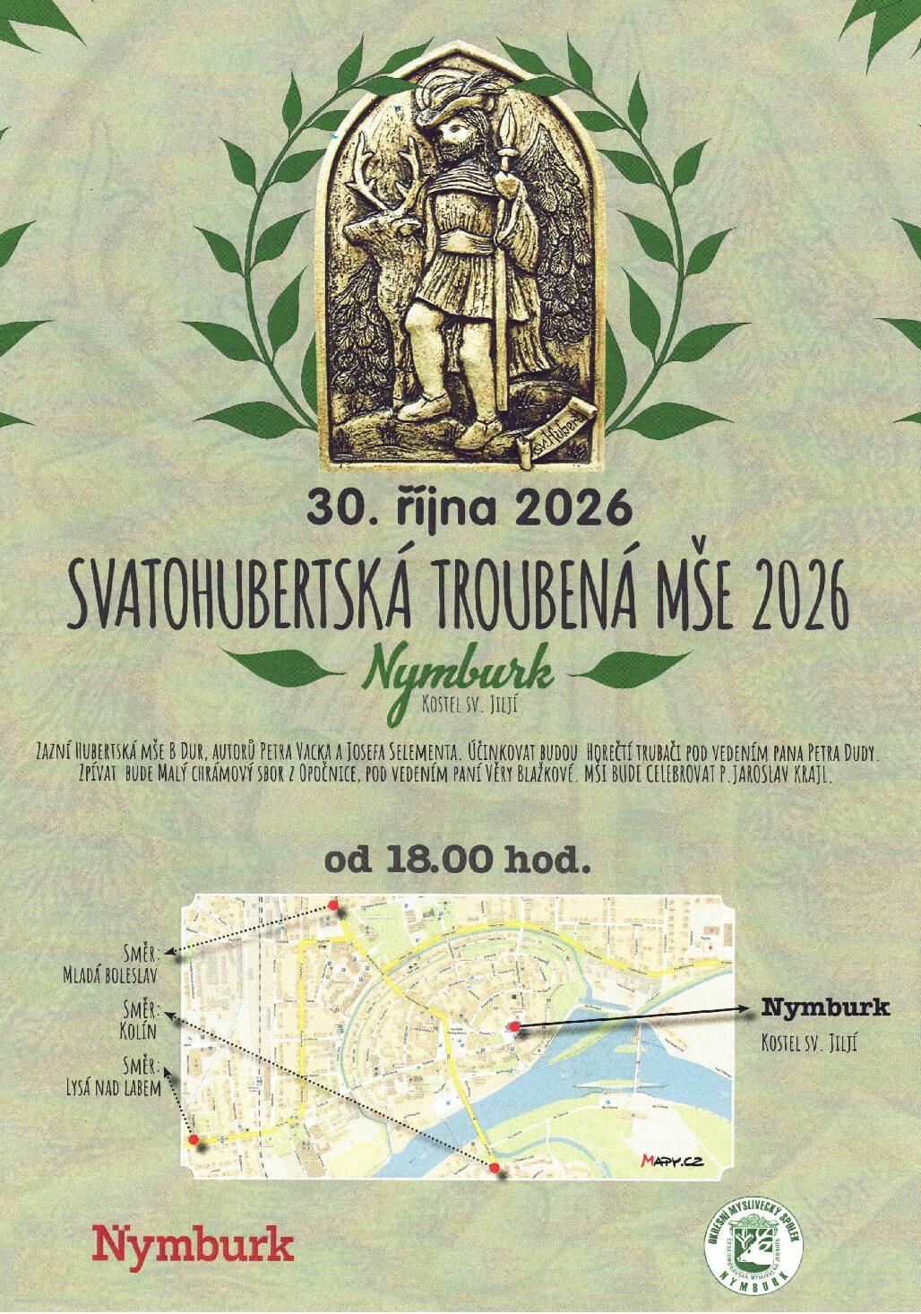 Svatohubertská troubená mše 2026